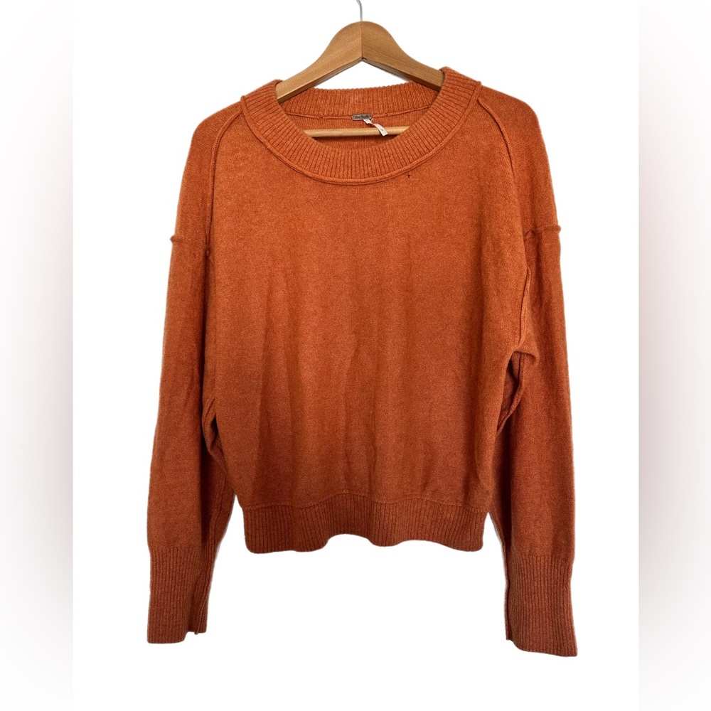 Free people large 100% cashmere sweater